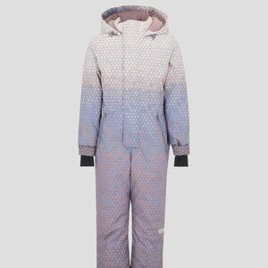 Winter Ski Multicolor Overall Snowsuit